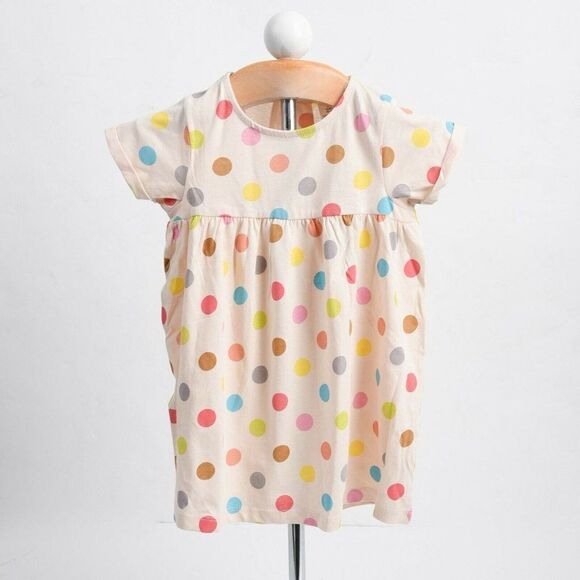 Zara Girls Polka Dot Dress 1-2 Years 12-24 Mos 86 cm Multi-Color 2495/538 NWT - Picture 1 of 3